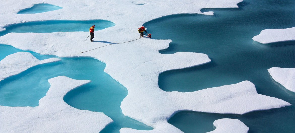 Mudança climática faz calor aumentar no Ártico Foto: Kathryn Hasen Nasa