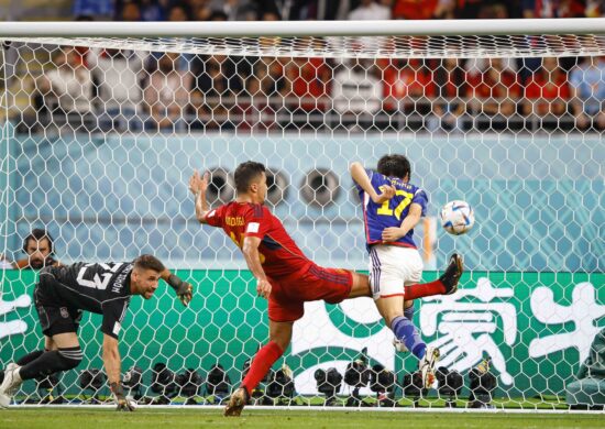 Japão e Espanha jogaram no Estádio Khalifa International - Foto: Rodolfo Buhrer/FotoArena/Estadãpo Conteúdo