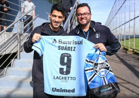 Contratação de Suárez deve ser confirmada até esta sexta (23) - Foto: Lucas Uebel/Grêmio FBPA