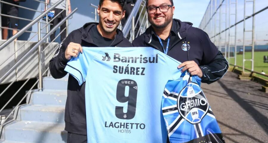 Contratação de Suárez deve ser confirmada até esta sexta (23) - Foto: Lucas Uebel/Grêmio FBPA