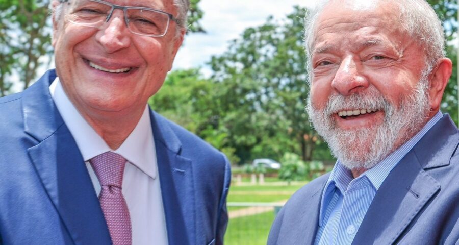 Lula e Alckmin em Brasília