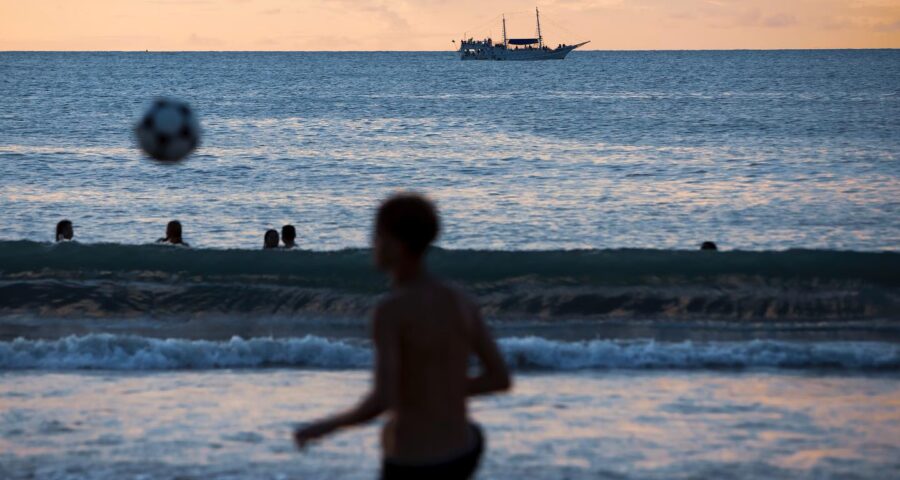 Mar na orla de Fortaleza - Foto: Reprodução/Facebook@PrefeituradeFortaleza