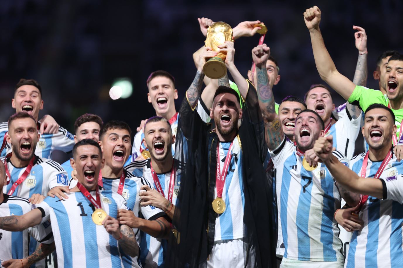 Messi liderou o título argentino no Catar - Foto: Divulgação/Fifa@FIFAWorldCup