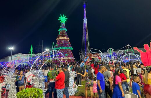 Natal: Parque Vila Noel é inaugurado em Tabatinga, no Amazonas