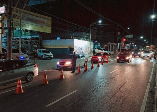 Operação Lei Seca durante festas do Natal em Manaus