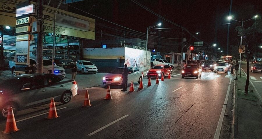 Operação Lei Seca durante festas do Natal em Manaus