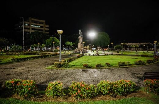 Praça da Saudade no Centro de Manaus - Foto: Osmar Neto / Seminf