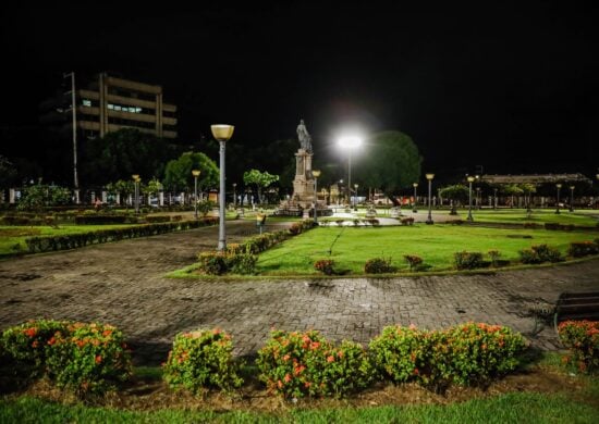 Praça da Saudade no Centro de Manaus - Foto: Osmar Neto / Seminf