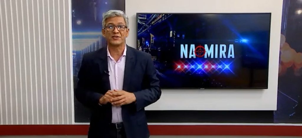 Programa Na Mira é apresentado por Valter Frota – Reprodução/TV Norte Amazonas.