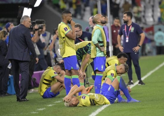 Tite abandona gramado após a eliminação do Brasil para a Croácia - Foto: André Ricardo/Enquadrar/Estadão Conteúdo.