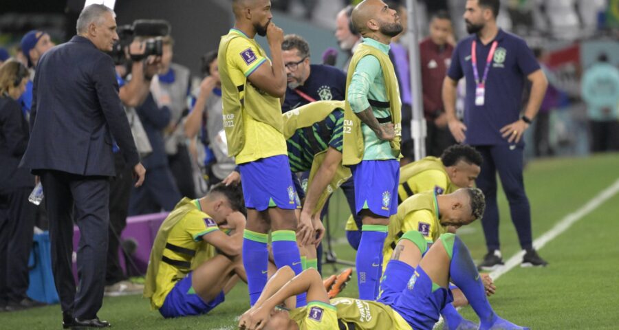 Tite abandona gramado após a eliminação do Brasil para a Croácia - Foto: André Ricardo/Enquadrar/Estadão Conteúdo.