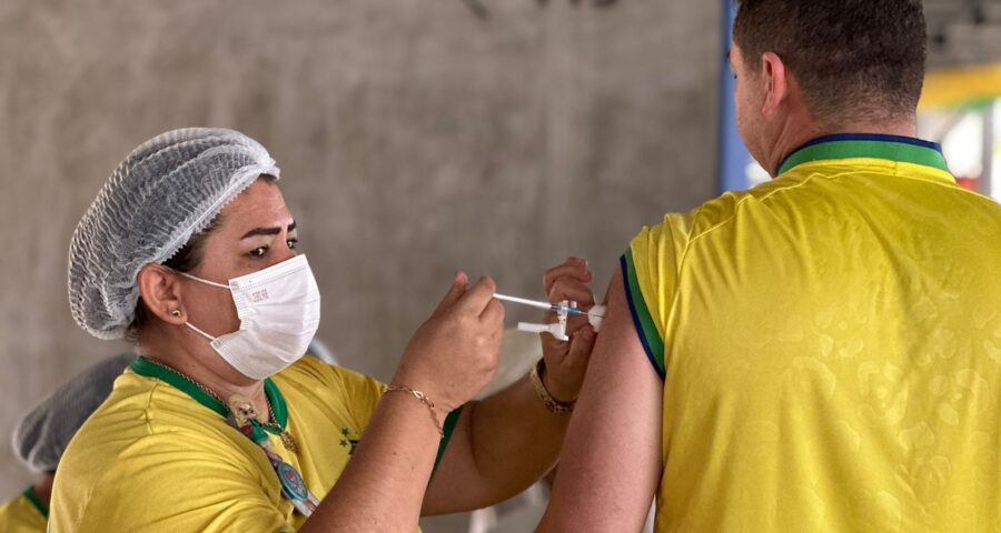 Vacinação contra a Covid-19 em Manaus -Foto: Quézia Pinheiro/FVS-RCP