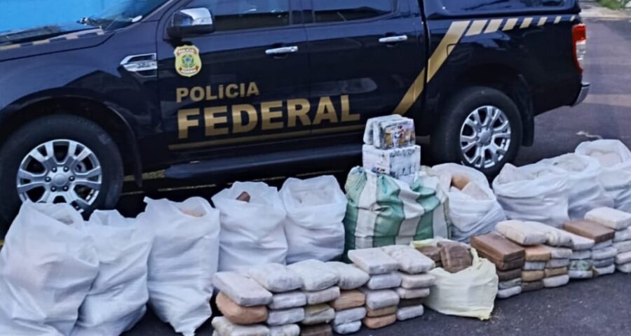 Apreensão de drogas resultou em prejuízo de mais de R$ 5 milhões para o crime - Foto: Divulgação/PF