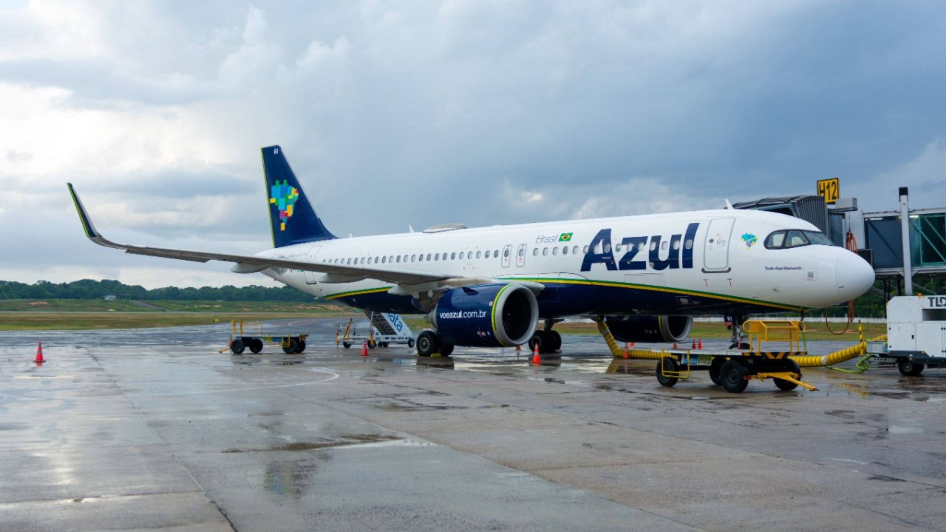 Azul iniciou seu primeiro voo ligando Manaus a Flórida nesta quinta - Foto: Divulgação/Azul
