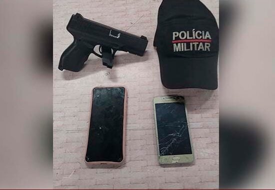 Celulares roubados na Ponta Negra foram recuperados pela polícia - Foto: Divulgação/PMAM