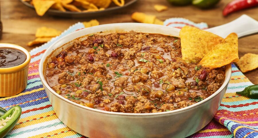 O chilli com carne representa a seleção mexicana - Foto: Reprodução/Receitaria