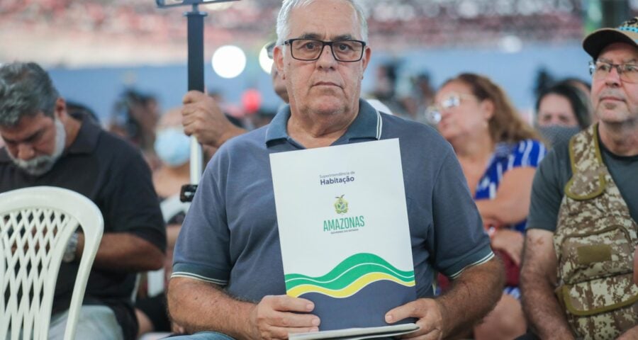 Entrega do Habite-se nesta terça foi para moradores do Nova Cidade, em Manaus - Foto: Ruan Souza/Semcom