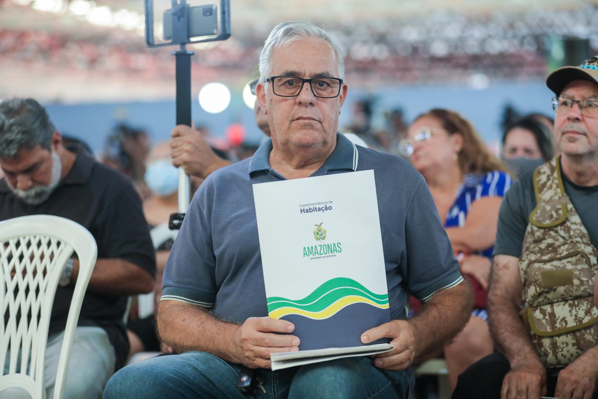 Entrega do Habite-se nesta terça foi para moradores do Nova Cidade, em Manaus - Foto: Ruan Souza/Semcom