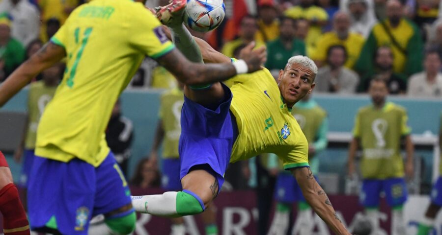 Gol da Copa: Richarlison vence eleição da Fifa - Foto: Foto: Alexandre Brum/Enquadrar/Estadão Conteúdo