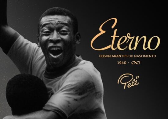 CBF postou homenagem ao rei Pelé no twitter e usou foto de comemoração de gol do ex-jogador - Foto: Reprodução/Twiiter CBF_oficial