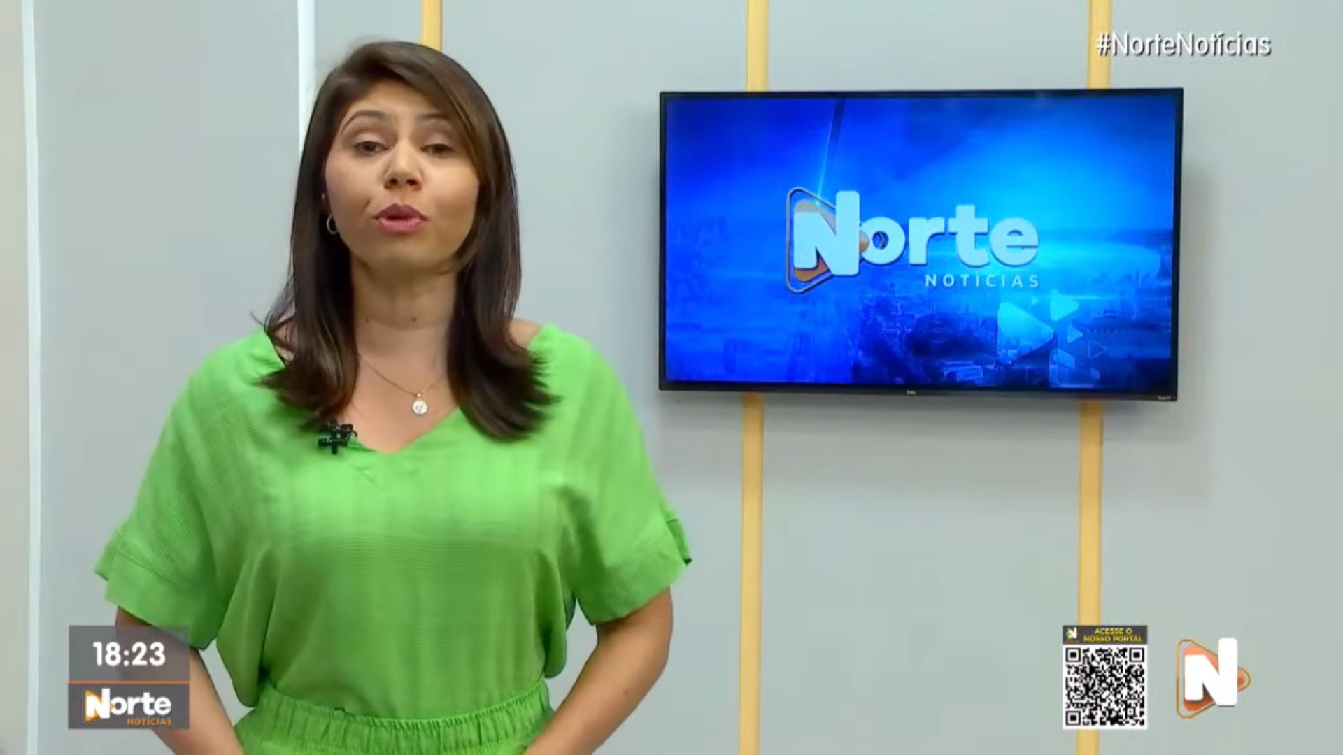 O Jornal Norte Notícias é apresentado por Mariana Rocha - Foto: Reprodução/TV Norte Amazonas