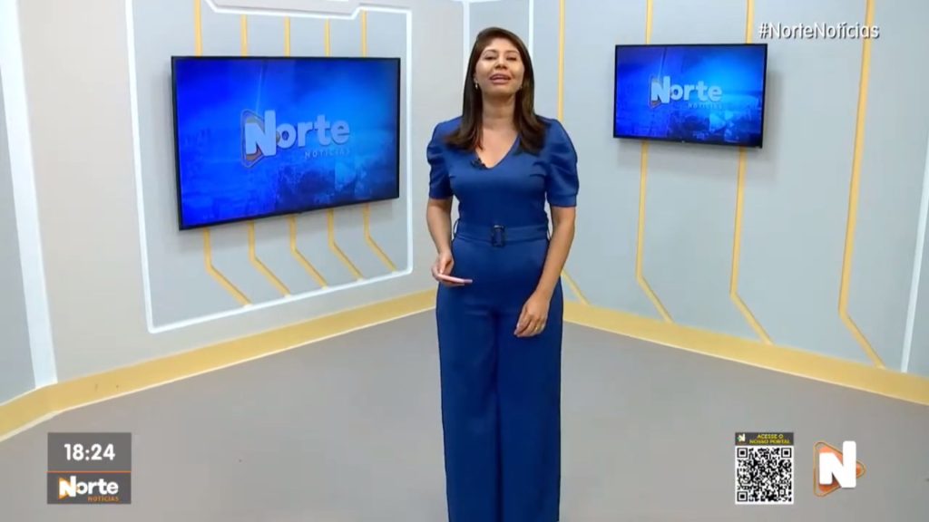 Norte Notícias é apresentado por Mariana Rocha - Foto: Reprodução/TV Norte Amazonas