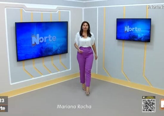 O Jornal Norte Notícias é apresentado por Mariana Rocha – Foto: Reprodução/TV Norte Amazonas