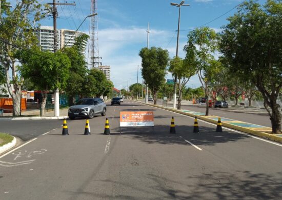 Interdições para festa de Réveillon na Ponta Negra começaram na semana passada - Foto: Divulgação/Semcom