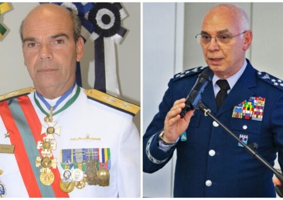 Almirante Marcos Sampaio Olsen e Tenente-Brigadeiro Marcelo Kanitz Damasceno - Foto: Divulgação/Marinha do Brasil/Força Aérea Brasileira Novos Comandantes