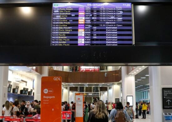 Paralisações dos aeronautas são mantidas em 9 aeroportos - Foto: Fernando Frazão/Agência Brasil