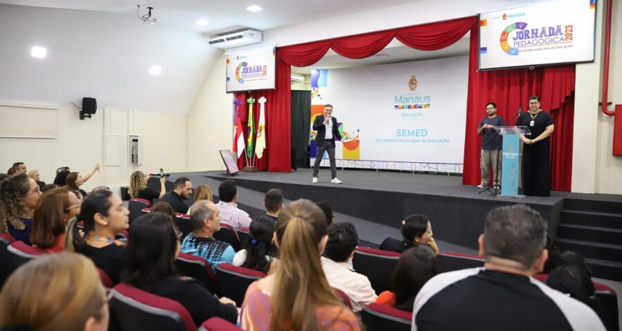 Propostas para o próximo ano letivo são apresentadas em jornada pedagógica da Semed - Foto: Andrew Ericles/Semed