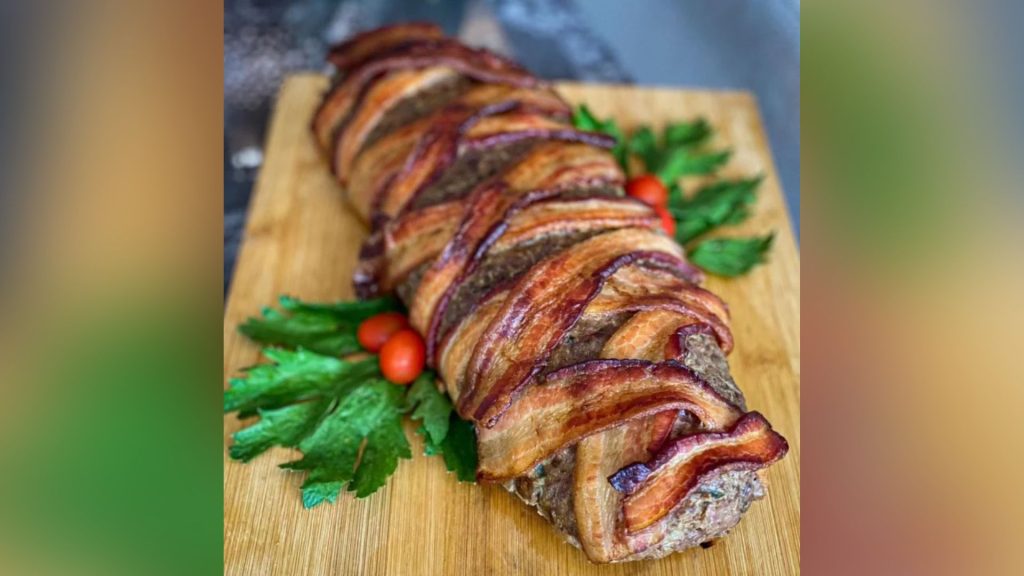 Rocambole de carne moída com bacon - Foto: Reprodução/Receitaria
