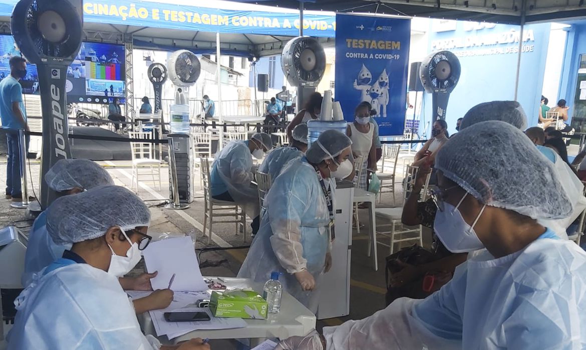 Síndromes respiratórias: Covid-19 foi responsável por 76,7% dos casos de SRAG do país nas últimas quatro semana - Foto: Divulgação/Ministério da Saúde