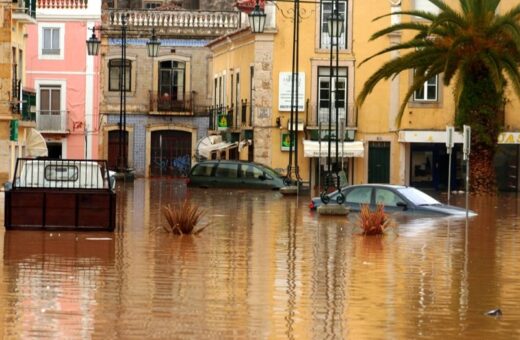 Tempestade em Portugal prova inundações em diversas cidades - Foto: Reprodução/Twitter @realfrancisport