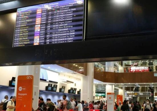 Greve dos aeronautas: mais de 30 voos foram cancelados nesta quarta-feira - Foto: Reprodução/Fernando Frazão/Agência Brasil