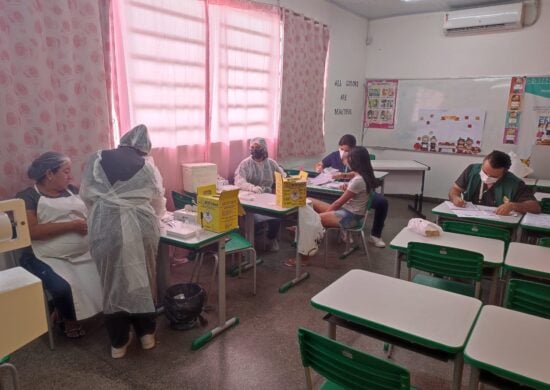 Teste rápido de Covid-19 já foi ofertado em escolas das zonas Norte e Oeste - Foto: Divulgação/Semsa