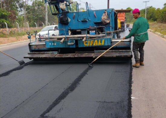 Trabalhos nos ramais da BR-174 estão com 90% das ações concluídas, segundo Seinfra - Foto: Divulgação/Seinfra