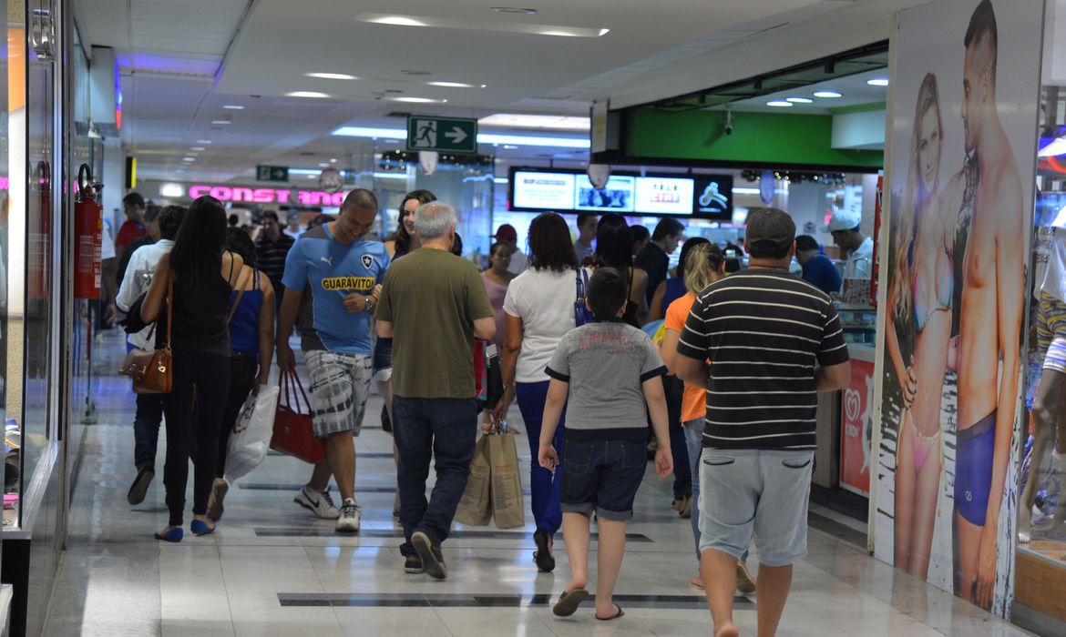 Vendas de Natal nos shoppings devem movimentar mais de R$ 5 bilhões, segundo Abrasce - Foto: Valter Campanato/Agência Brasil