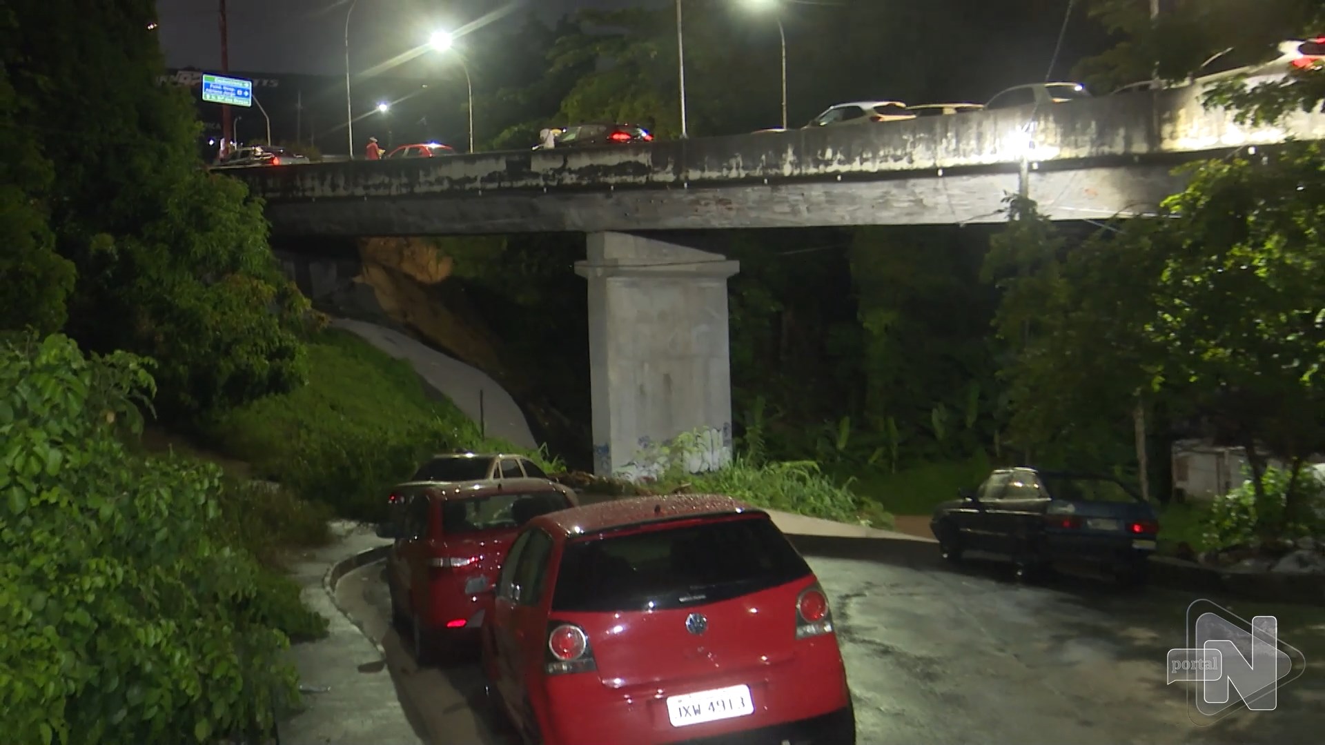 Erosão em viaduto preocupa moradores na Zona Centro-Sul de Manaus