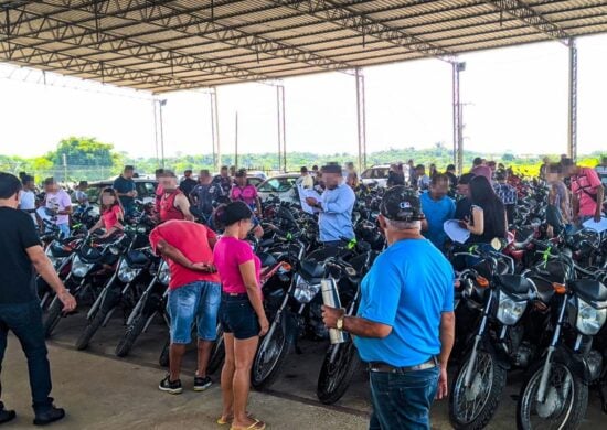 Leilão: aproximadamente 850 pessoas visitaram o pátio da empresa leiloeira - Foto: Divulgação/Detran-AM