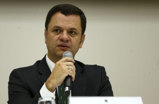 Anderson Torres durante coletiva de imprensa em 2022 - Foto: Marcelo Camargo/Agência Brasil