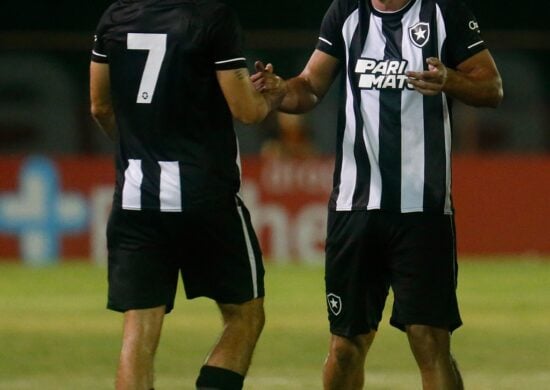 Jogadores do Botafogo comemoram triunfo - Foto: Reprodução/Twitter@Botafogo