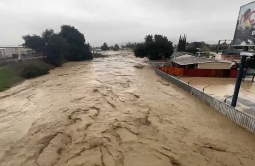 Tempesdade Mais de 34 milhões de pessoas estavam sob alerta de enchentes nesta terça, informou o Serviço Nacional de Meteorologia - Foto: Reprodução/Twitter@danncianca