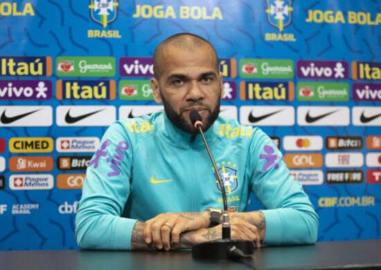 Daniel Alves em Belo Horizonte em 2022 - Foto: Lucas Figueiredo/CBF