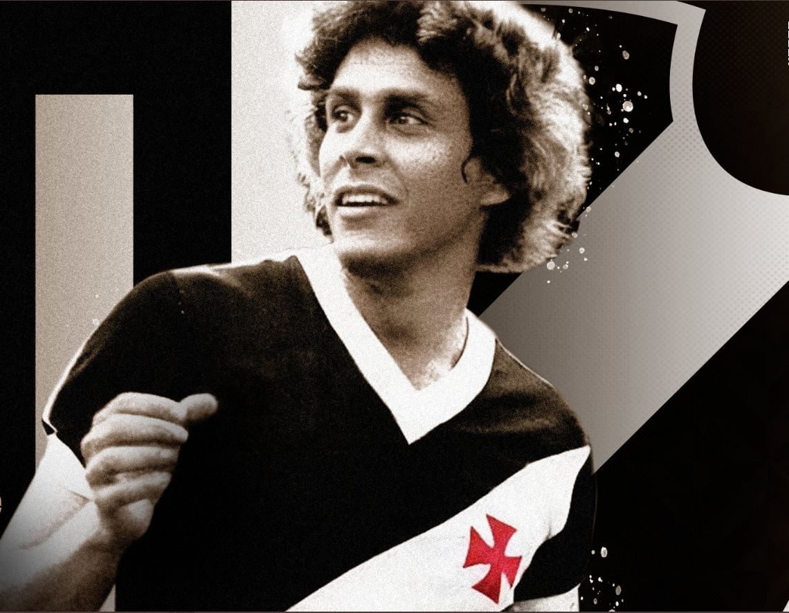 Roberto Dinamite foi o maior ídolo da história do Vasco - Foto: Reprodução/Twitter@VascodaGama