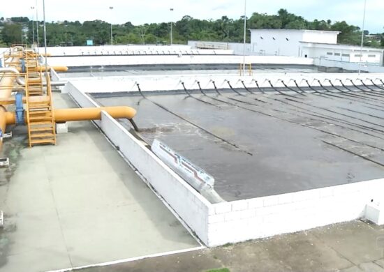 Estação de Tratamento de Esgoto em Manaus - Foto: Reprodução/ TV Norte Amazonas