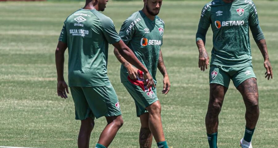 Fluminense no treino desta segunda (16) - Foto: Marcelo Gonçalves/Fluminense