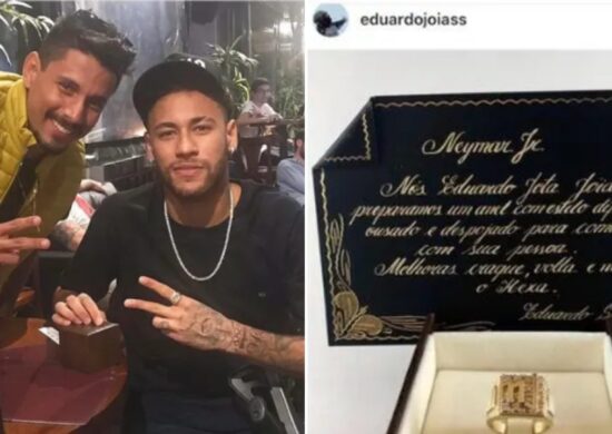 Neymar com Eduardo, alvo de operação da Polícia Civil do DF - Foto: Reprodução/Instagram@eduardojoias