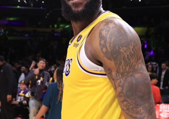 LeBron James foi mais uma vez o astro da partida – Foto: Reprodução/Instagram@lakers