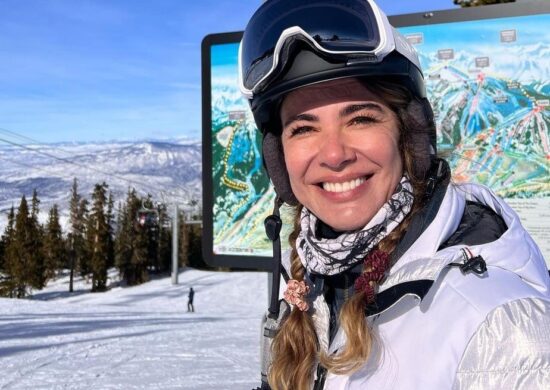 Luciana Gimenez sofre acidente em pista de esqui e fratura em quatro lugares (Foto: Reprodução/ Instagram @lucianagimenez)